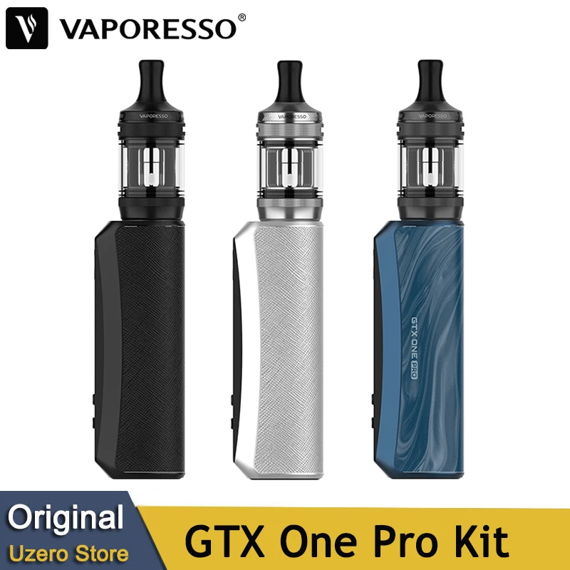 Original Electronic Cigarette Vaporesso GTX One Pro Kit 3000mAh Battery 40W Box MOD Vape with 3ml XTank T Atomizer Fit GTX Coil