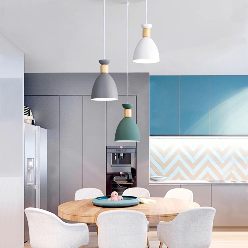 

Modern bedroom bedside wall lamp living room E27 chandelier apartment lamp restaurant bar cafe wrought iron wood lighting