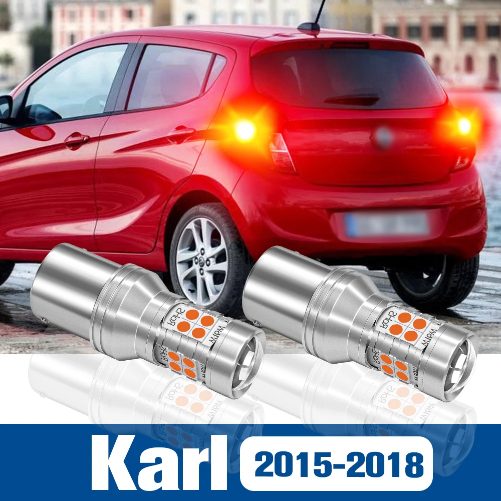 

2pcs LED Brake Light Blub Lamp Accessories Canbus For Opel Karl 2015 2016 2017 2018