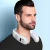 New Neck Air Conditioner Portable Neck Fan Semiconductor Cooling Ultra-Quiet Triple-Core Wearable Fans Cooling&Heating 6000mAh 5