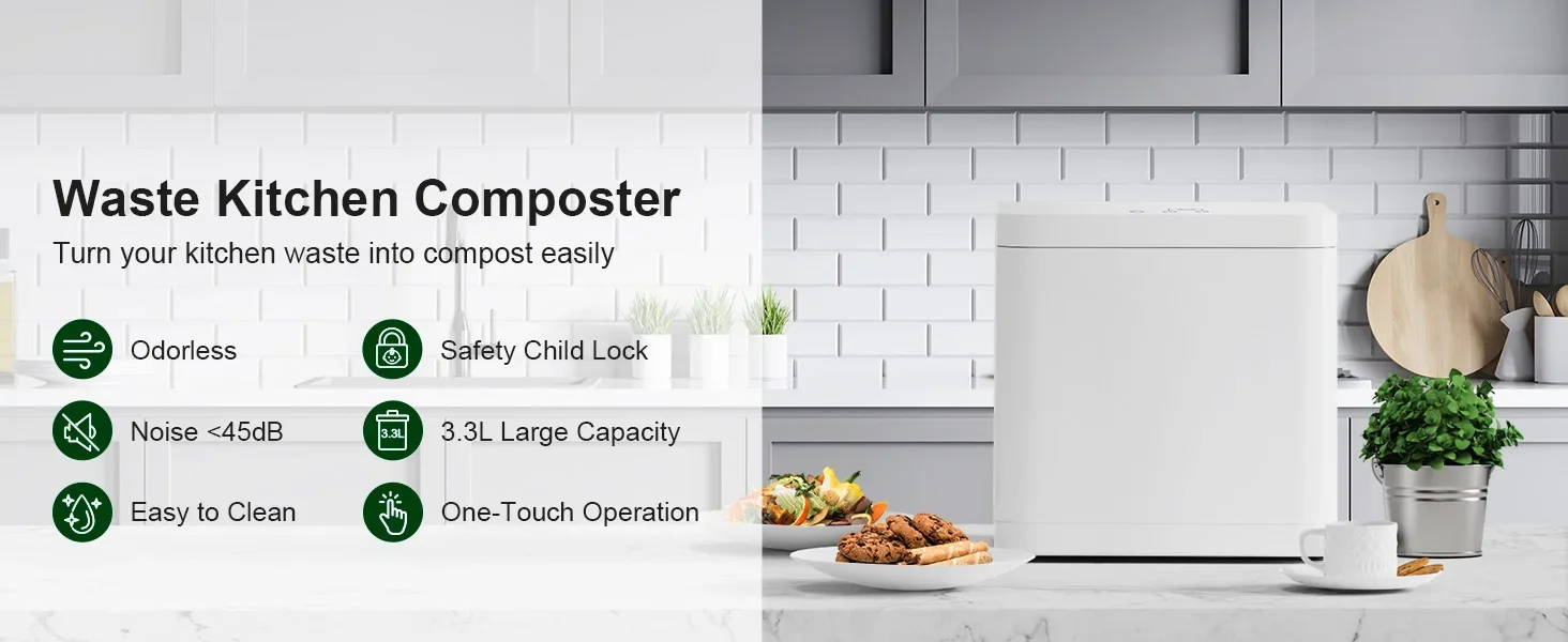 ODM supported Smart Waste Kitchen Composter for Nutrient fertilizer Turn Food Waste to Compost garbage disposals 11 ODM supported Smart Waste Kitchen Composter for Nutrient fertilizer Turn Food Waste to Compost garbage disposals 4