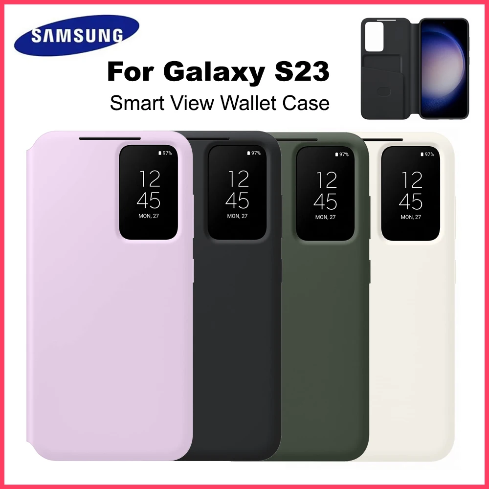 Samsung Smart View Wallet Case with Card Slot and Viewing Window