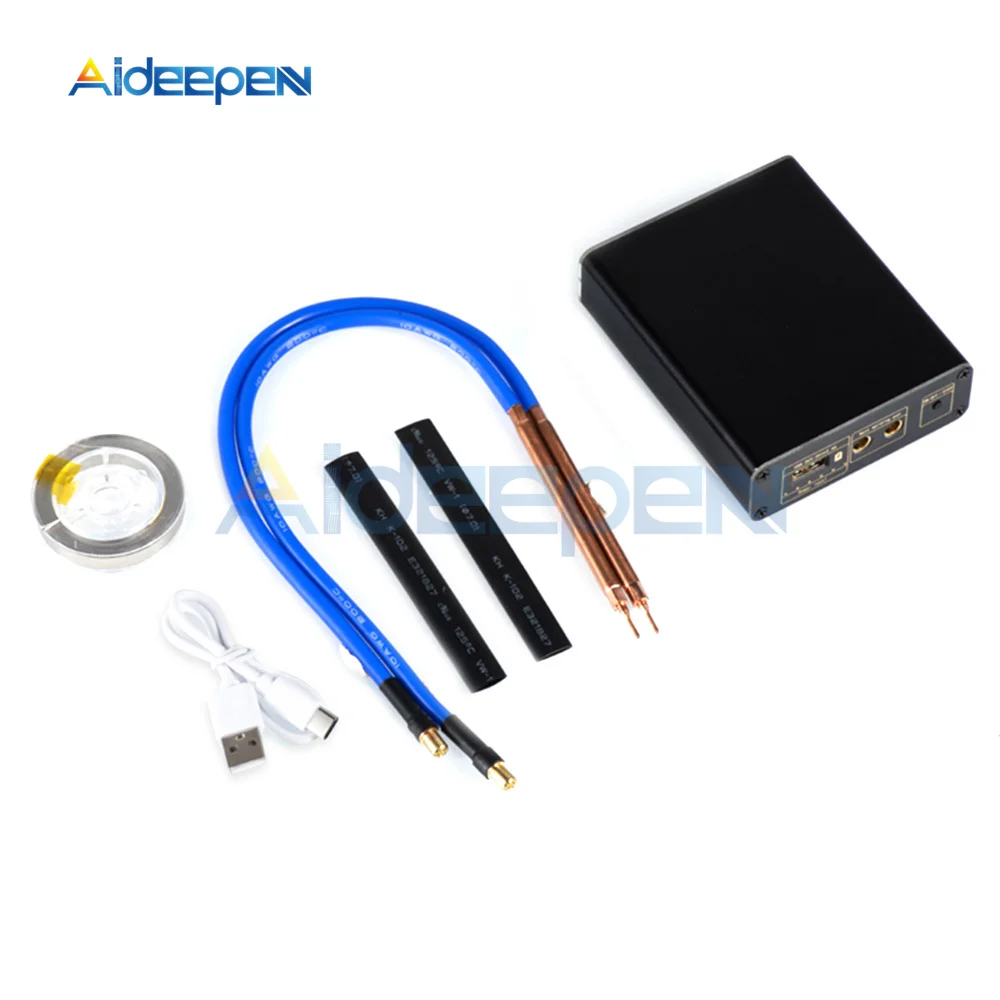 

Мини-перезаряжаемый аппарат для точечной сварки, портативный аппарат для точечной сварки с аккумулятором 18650, комплект инструментов для точечной сварки