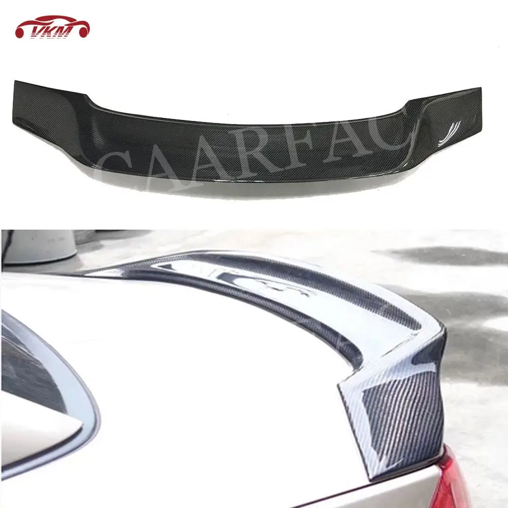 

Carbon fiber/FRP Unpainted Black Car Accessorise Rear Trunk Lip Wing Spoiler for BMW Z4 E89 Coupe Convertible R Style 2009-2014