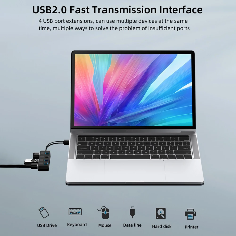 Ʈ PC Ƽ USB й, ǻ , USB Ȯ ϵ ũ, USB 2.0 , 4 Ʈ Ȯ  