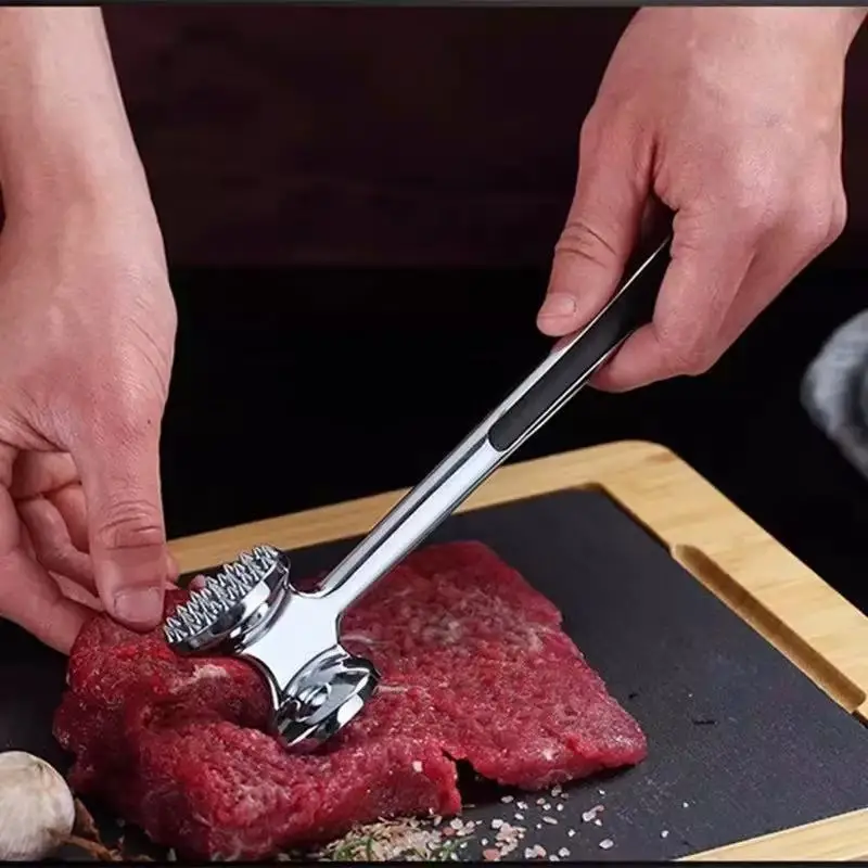 Aluminum Steak Metal Hammer Meat Tenderer Heavy Durable Double Sided Household Kitchen Tool meat tenderizer meat hammer