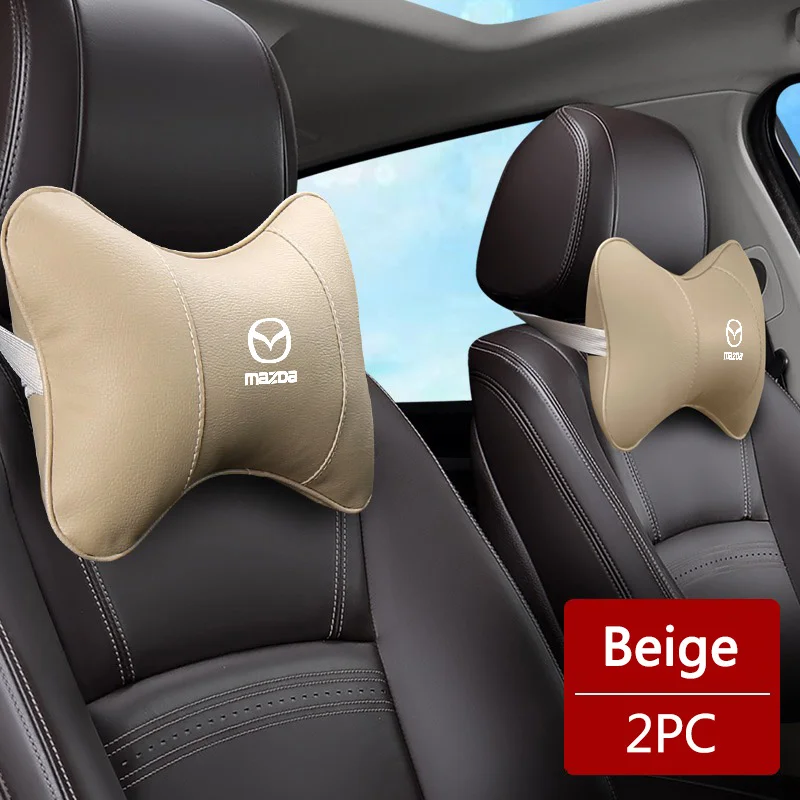 سيارة الرقبة مسند الرأس دعم مقعد مخدة ناعمة الجلود...