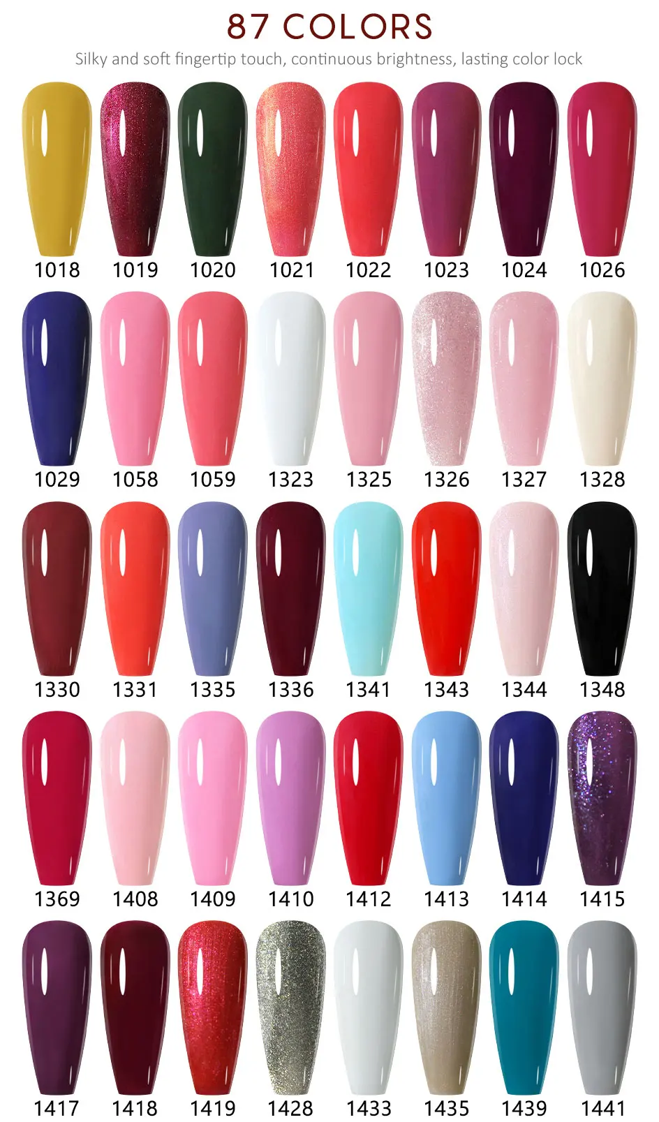 Description Picture 5 of itemNAILCO 283 Colors All Gel Nail Polish Top Base Vernis Semi Permanent UV Gel Varnish For Nails Art Gel Varnish Hybrid Manicure