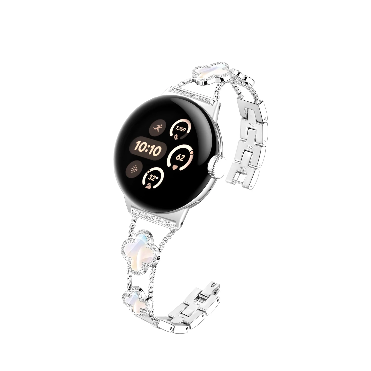 Sparkling Diamond Chain Link Wristband Bracelet