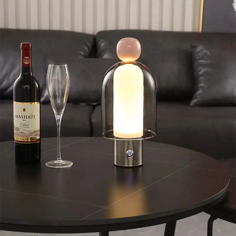 Nordic LED Lamp Bedside Table Designer Easy Peasy ToGo Table Lamp For Bedroom Bar Study Room Restaurant Decor Mini Table Lamp