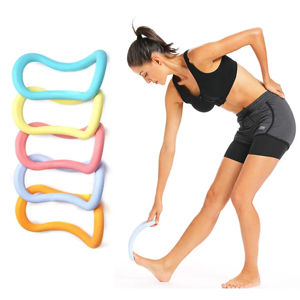 TPE Yoga Circle Stretch Ring Hard Skin Texture Scrub Stretch Pull