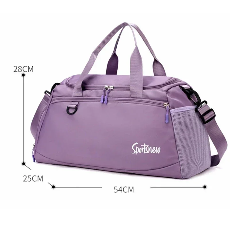 Large Capacity Gym Bag Women Men Travel Luggage Bags Dry Wet Separation Tote Handbags Trekking Duffle Bags Fitness Training Bags 2
