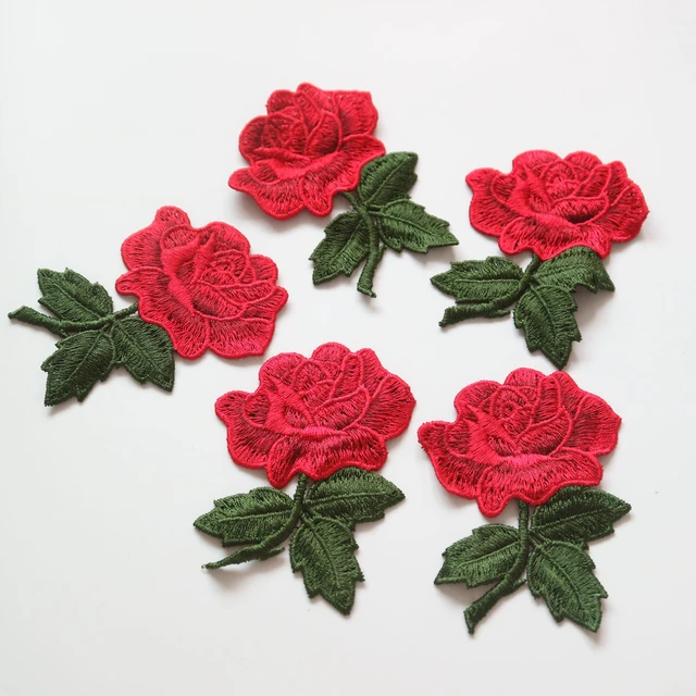 Sequin Flower patches for clothes DIY iron on black parch appliques  Embroidery applique patch ropa clothing accessory