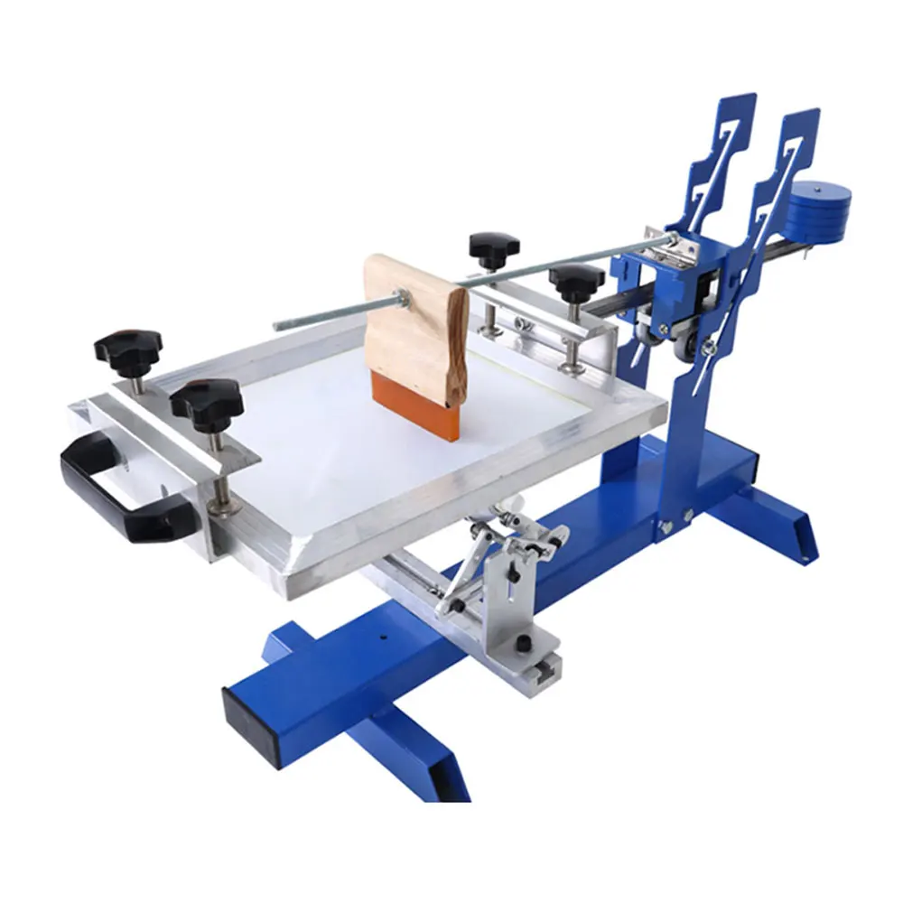 Manual Curved Surface Screen Printing Machine for Cosmetic Bottles, Water Cups, Cylindrical Arc Printing Machine