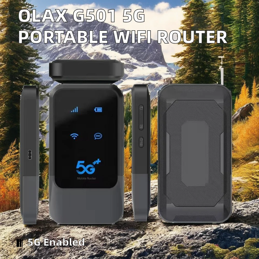 OLAX G501 M52 4000mah Esim Pocket Wifi 5g Lte Portable Router