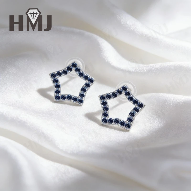 925 Sterling Silber Ohrringe mit Laborgezüchteten Bunten Steinen & Moissanit VVS1 Rundschliff Modeschmuck für Frauen Jubiläumsgeschenk – Detail 13