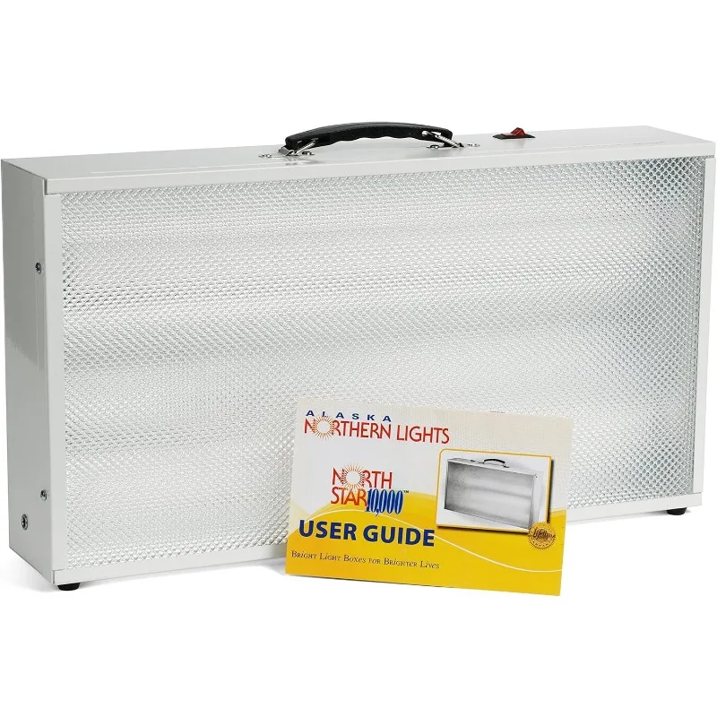 Alaska Northern Lights&trade; Northstar-10,000-25,000 LUX UV Free Light Therapy Lamp at 24 inches, Multi-Person use, Low Glare