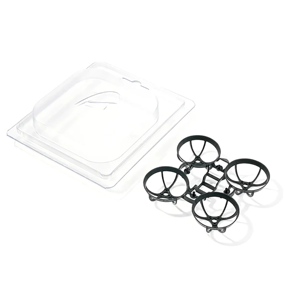 Air65II Micro Drone FPV assemblé avec châssis rouge et bleu, posé sur une surface. Achetez le drone FPV micro Air65II : châssis ou set complet, livré depuis l'Europe.