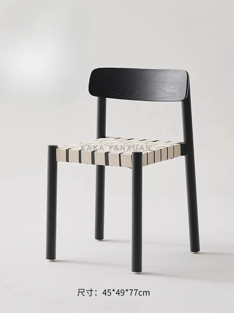 Обідній стілець, який можна штабелювати, вінтажний стиль для домашнього використання, дизайн з масиву дерева, ідеально підходить для кафе, обідній стіл, стільці, меблі Muebles