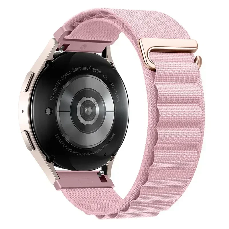 Alpine Loop Nylon Strap - 22mm Sport Bracelet in Vibrant Colors