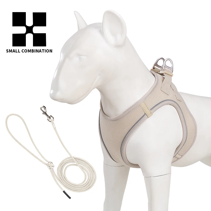 Reflective Dog Harness Leash Set 3
