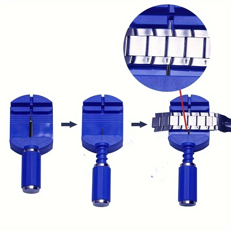 Watch Link Removal Tool Kit Watch Band Tool Strap Chain Pin Remover Repair Kit For Band Strap Adjustment
