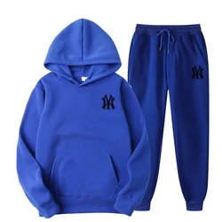 Sets Tracksuit Man Set Men's Two Piece Jogging Women Pieces Male Hoodies + Sweatpants Sports Sweatsuit Hoodie Fashion Brand Top