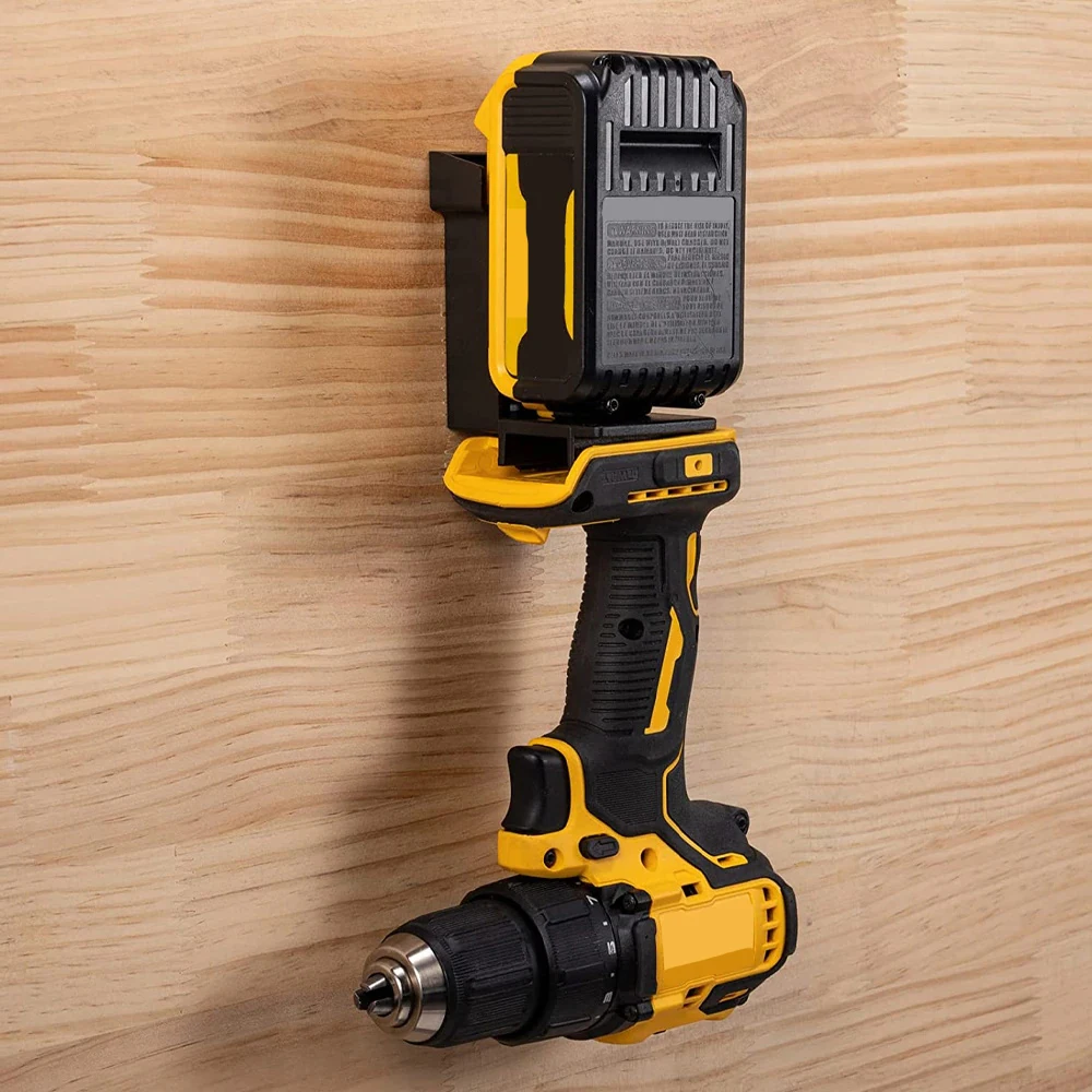 밀워키 18V 20V 드릴 도구 용 Dewalt 용 도구 마운트 Dewalt 20V 배터리 마운트 도크 홀더 고정 시트 용 배터리 홀더