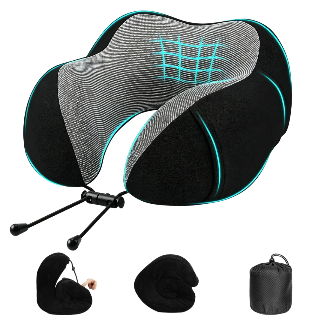 Ultimate Comfort Travel Neck Pillow – U-Shape Portable Flight Pillow