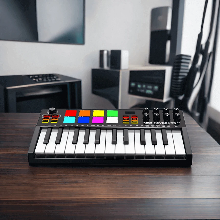 Professional Electronic Keyboard Multifunction Electronic Organ Portable 25 key MIDI Piano Digital Piano Adults Beginners