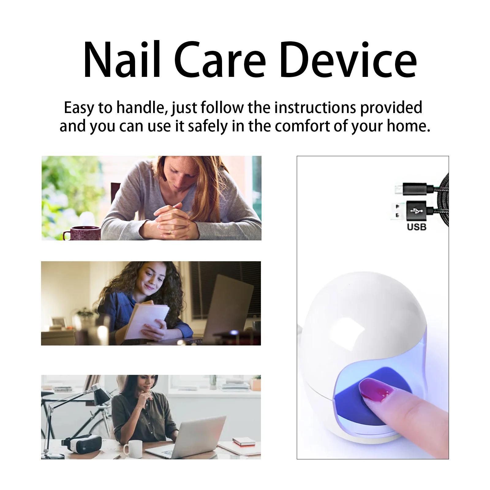 Nail Fungus Cleaning LED Device for Toenails & Fingernails