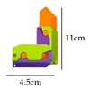 3D Carrot Gravity Knife Fidget Toys Children Decompression Push Card Small Toy 3D Printing Plastic Carrot Knife Dropshipping 6