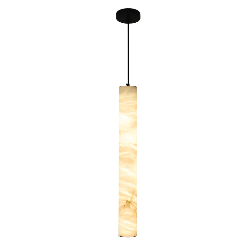 Artpad Simple Marble Pendant Light Modern Style for Living Room Dining Room Bar Bedroom Bedside Hanging Lamp