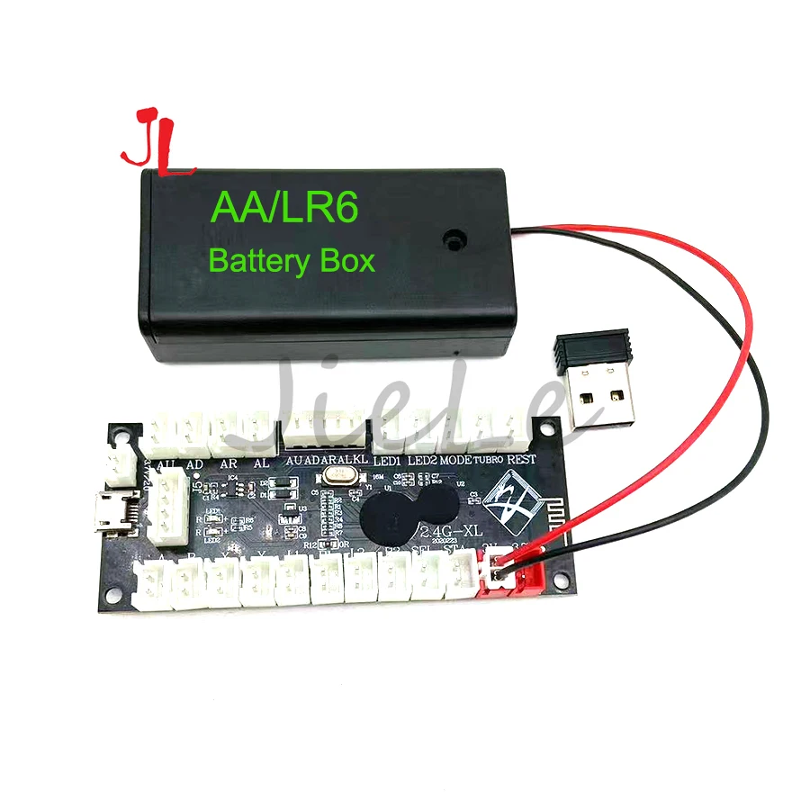 무선 아케이드 게임 컨트롤러, USB 인코더, 조이스틱 버튼, PS, DIY 키트, PS3, 안드로이드, Raspberry Pi, PC, 제로 지연, 2.4G, 신규