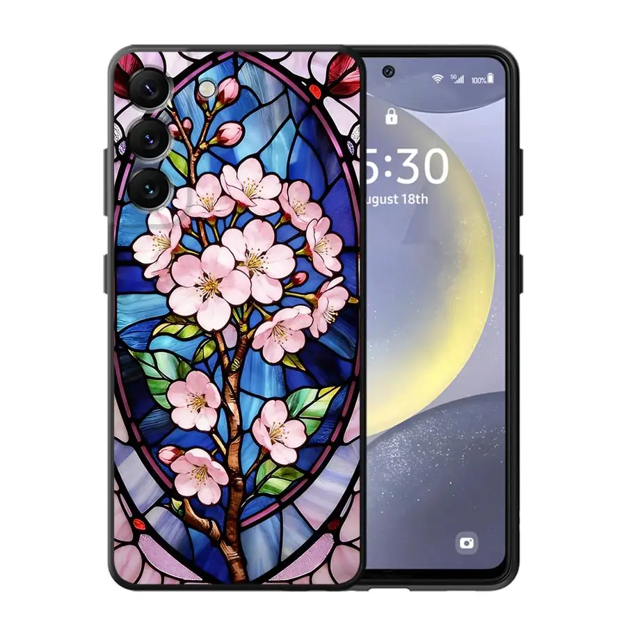 Colorful Window Flowers Phone Case Cover