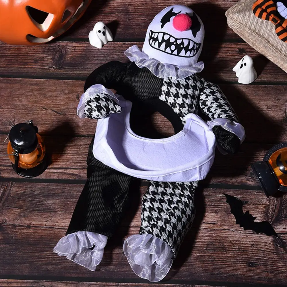 Description Picture 3 of itemCreative Puppy Halloween Coat Polyester Funny Halloween Pet Clothes Dog Cosplay Comical Outfits Pet Transformation Outfit