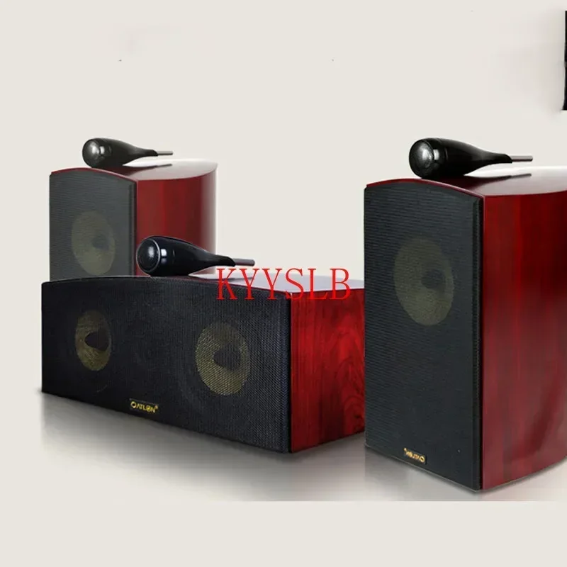 150W 5.5-inch Home Surround Speakers High Power Hi-fi Center Speaker Bookshelf Speaker Home Theater Passive Set