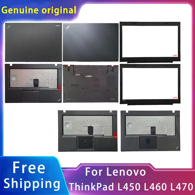 

Новинка, чехол для Lenovo Thinkpad L450 L460 L470, Сменные аксессуары для ноутбука, задняя крышка ЖК-дисплея/Упор для рук/Нижняя черная A/C/D крышка