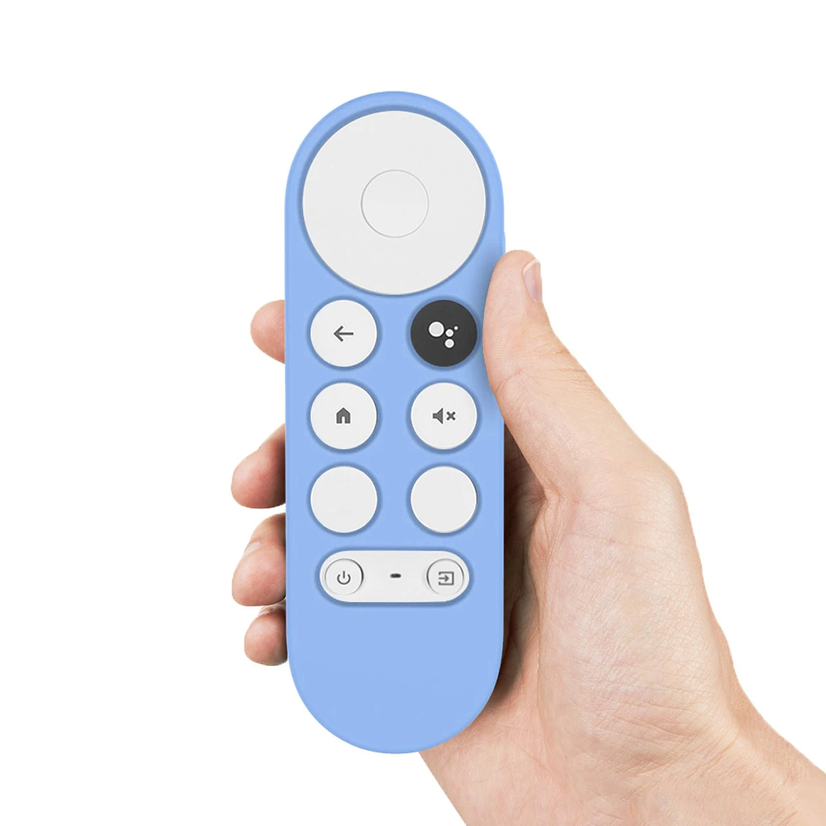 1pc Google TV Remote Silicone Remote Case Silicone Remote Sleeve Silicone Remote Cover Silicone Case Protector Remote Controller Cover Google Chromecast Remote with silicone case