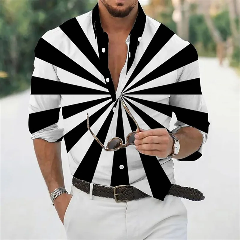 2023 Camicia Da Uomo Di Lusso Con Motivo Floreale Camicia A Maniche Lunghe Con Risvolto Outdoor Street Fashion Clothing Designer Casual Di Alta Qualit