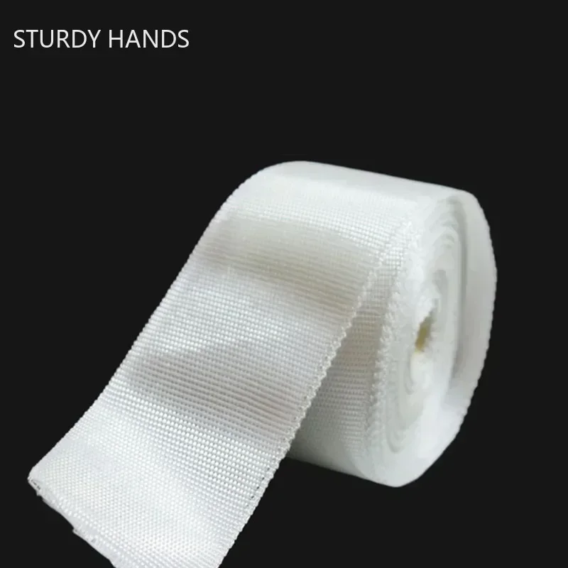 1 Roll High-density Glass Fiber Cloth Fire and High Temperature Resistance Fiber Cloth Tape Household Industrial Accessories glass fiber cloth tape