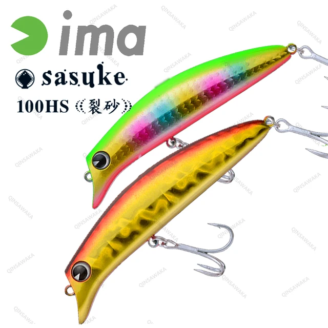 Japan IMA Sasuke 100HS 100mm 30g Heavy Sinking Bass Lure Baitfish Fishing  Minnow Saltwater Stable Flight