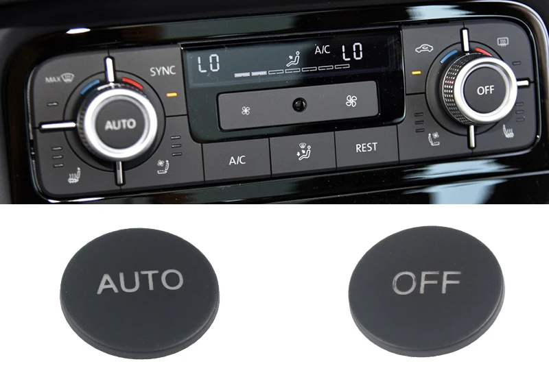14 Stück Auto Button Aufkleber Klimaanlage Knopf Aufkleber Silber für  Volkswagen Touareg 2013-2018 mit Sitz Lüftung Knopf Aufkleber Auto  Dekoration Aufkleber : : Auto & Motorrad