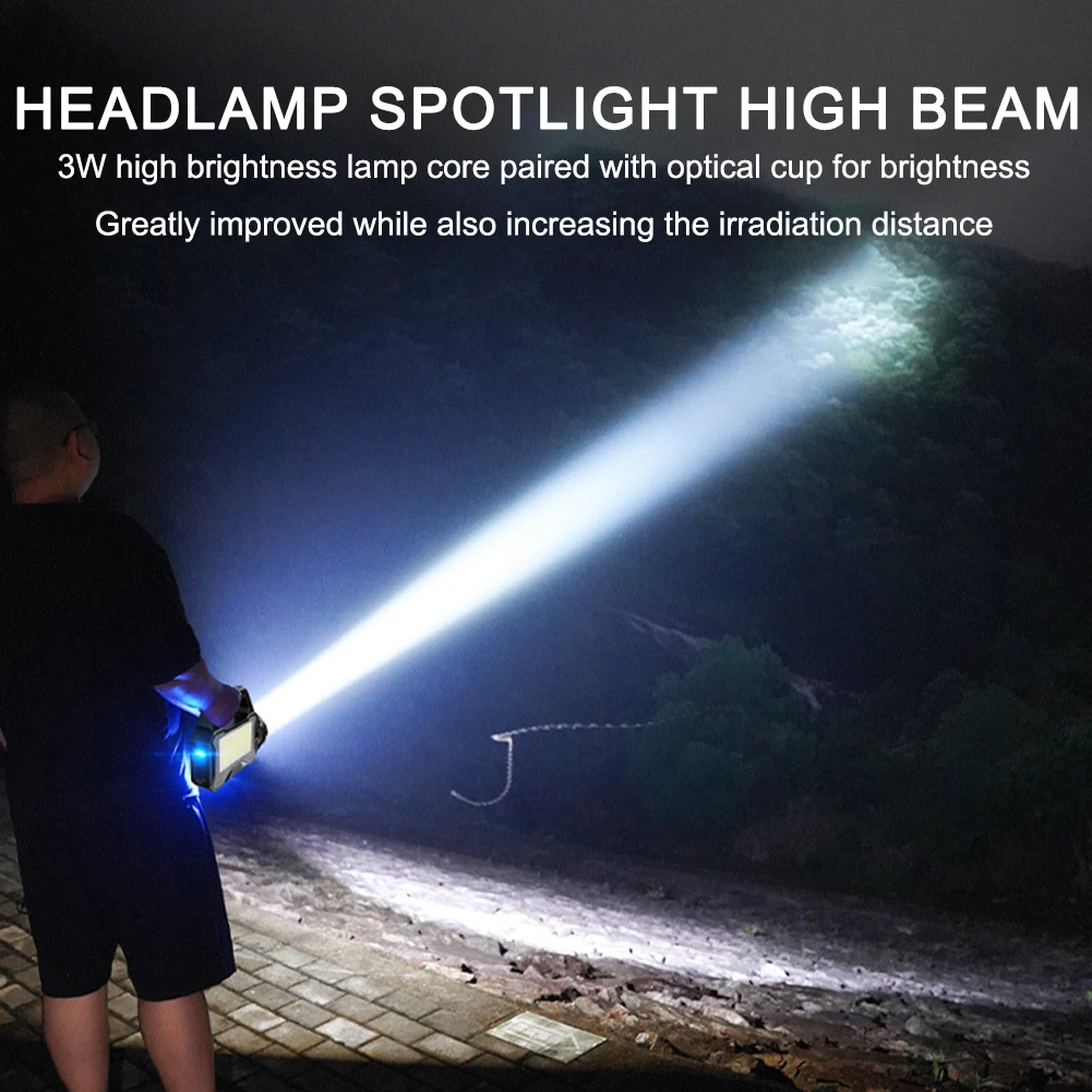 Rechargeable Spotlight Solar Camping Spot Lights Handheld Large Flashlight Super Bright Outdoor Solar Spotlights Searchlight