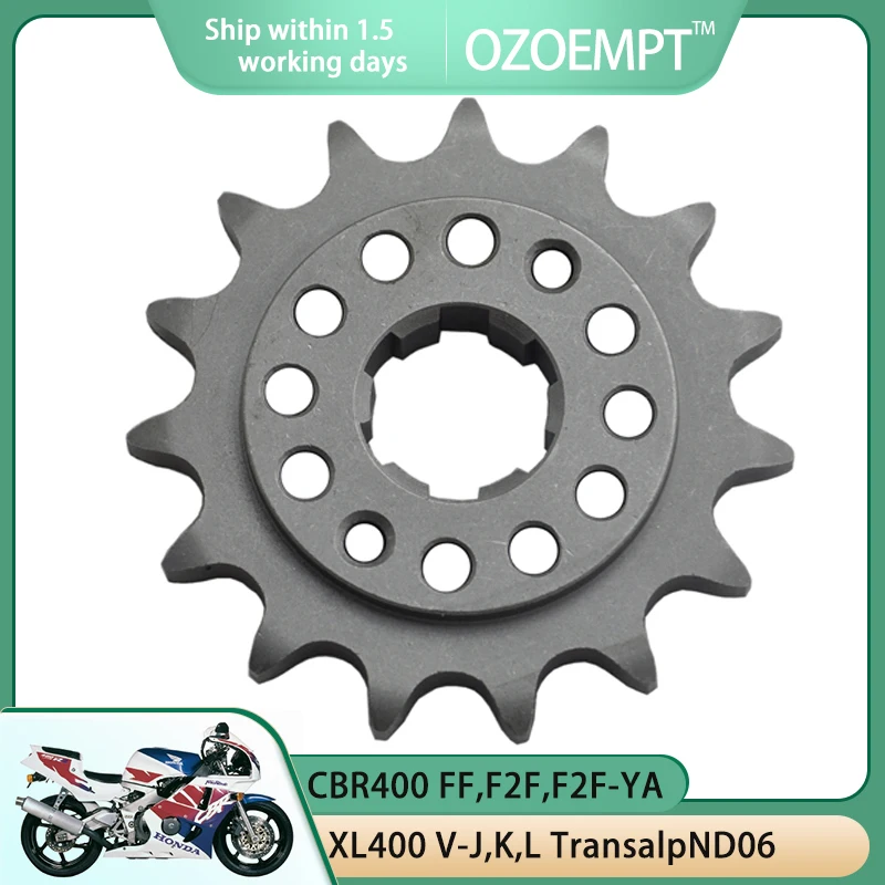 

Передняя Звездочка мотоцикла OZOEMPT 525-15T, подходит для CBR400 FF,F2F,F2F-YA VF400 FC XL400 V-J,K,L TransalpND06 88-91