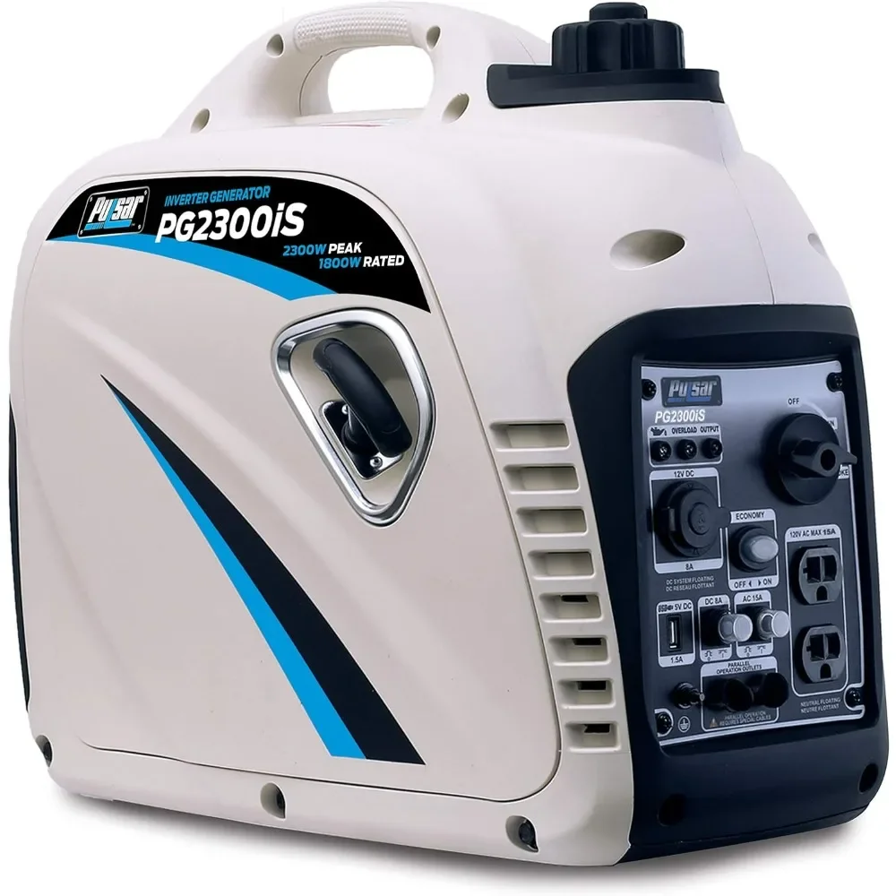 

Pulsar PG2300iS 2,300W Portable Super Quiet Gas-Powered Inverter Generator with USB Outlet & Parallel Capability, CARB Compliant