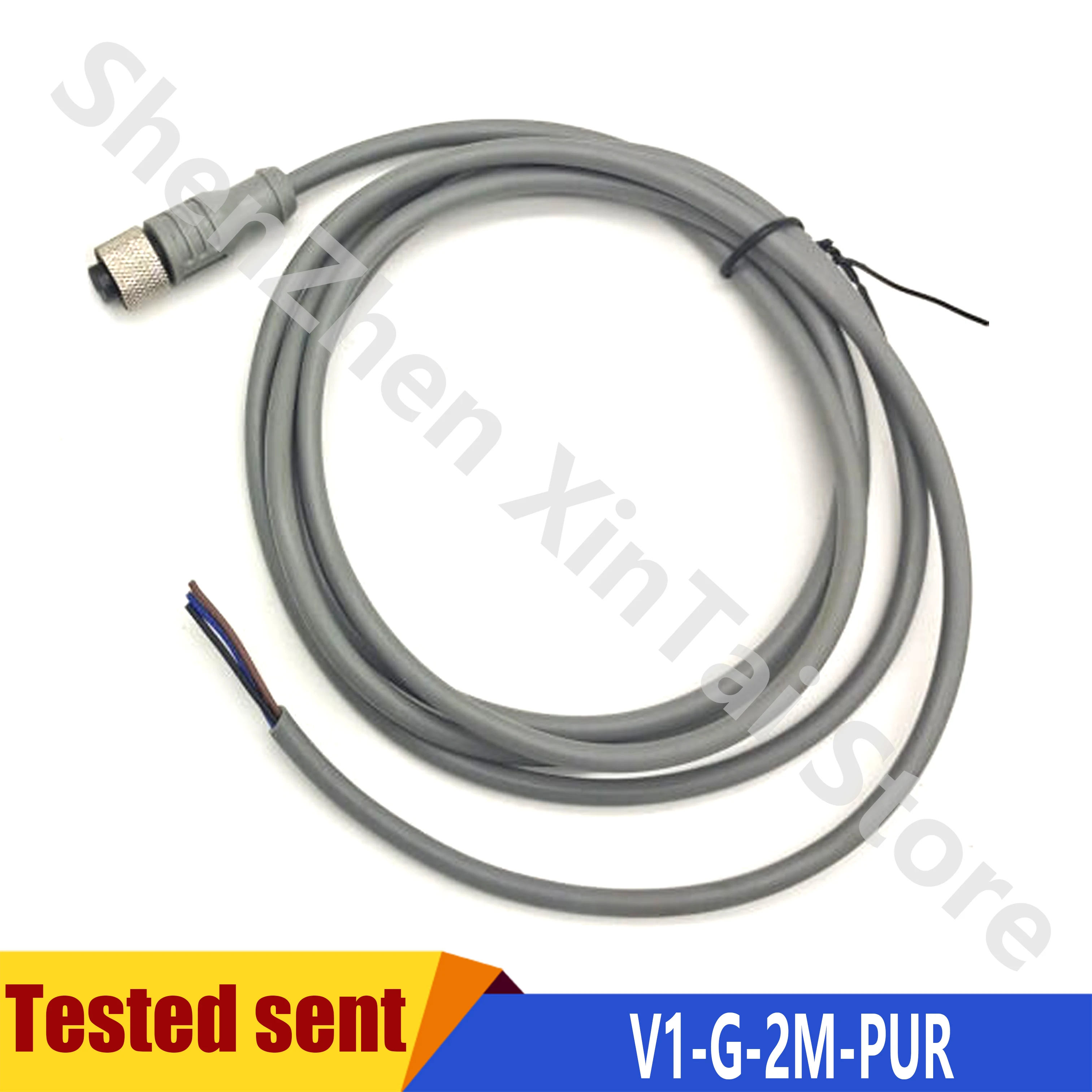 

2 шт. Φ женский разъем M12 4-контактный датчик переключения кабеля V1-G-2M-PUR V1-W-2M-PUR