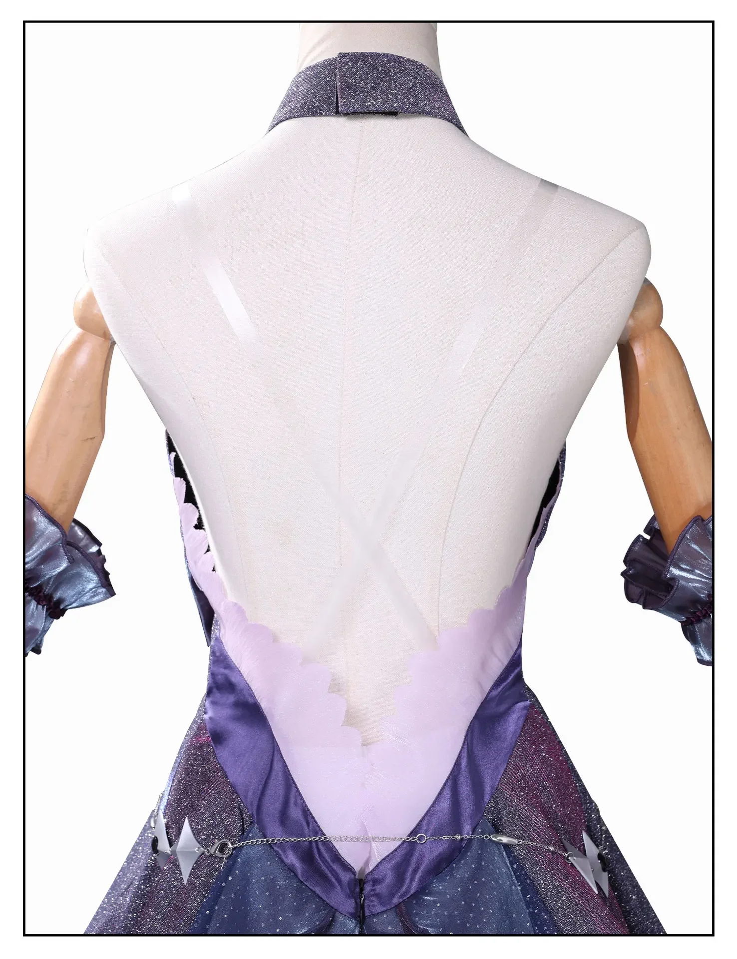 Neon Genesis Evangelion Rei Ayanami Sexy Backless Dress Cosplay Costume
