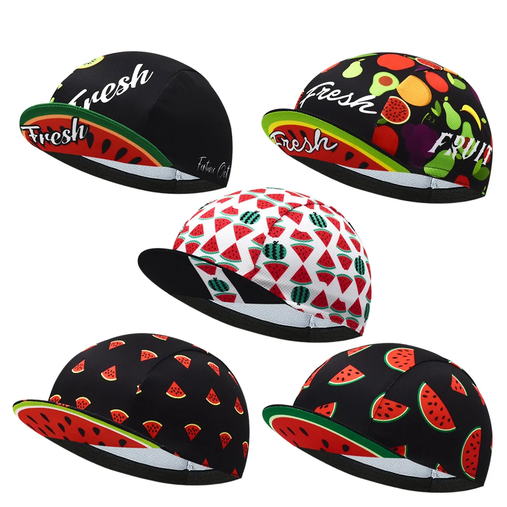 5 Styles Fresh Fruit Watermelon New CLassical Cycling Caps Breathable Unisex Gorra Ciclismo JIASHUO