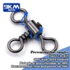 Triple Swivel 25~100Pcs Stainless Brass Rolling 3 Way Swivels Fishing Line Connector Tackle Jigging Rigs Surf Fishing Bottom Rig 5